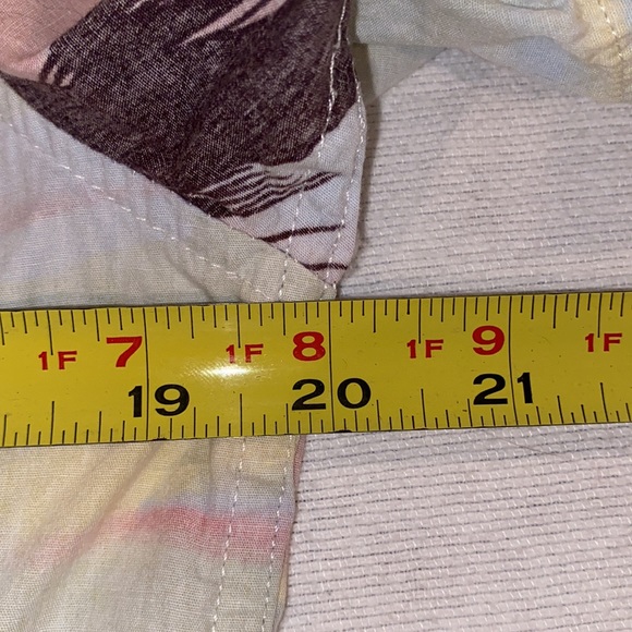 Sun Stylin men’s vintage tropical print short sleeve button down shirt size M - Picture 4 of 7